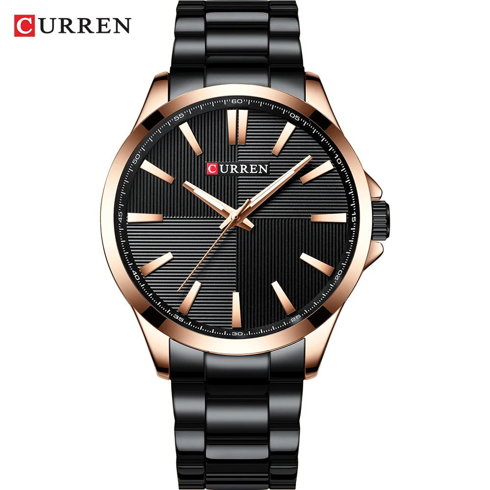 Men's Stainless Steel Sport Quartz Watch