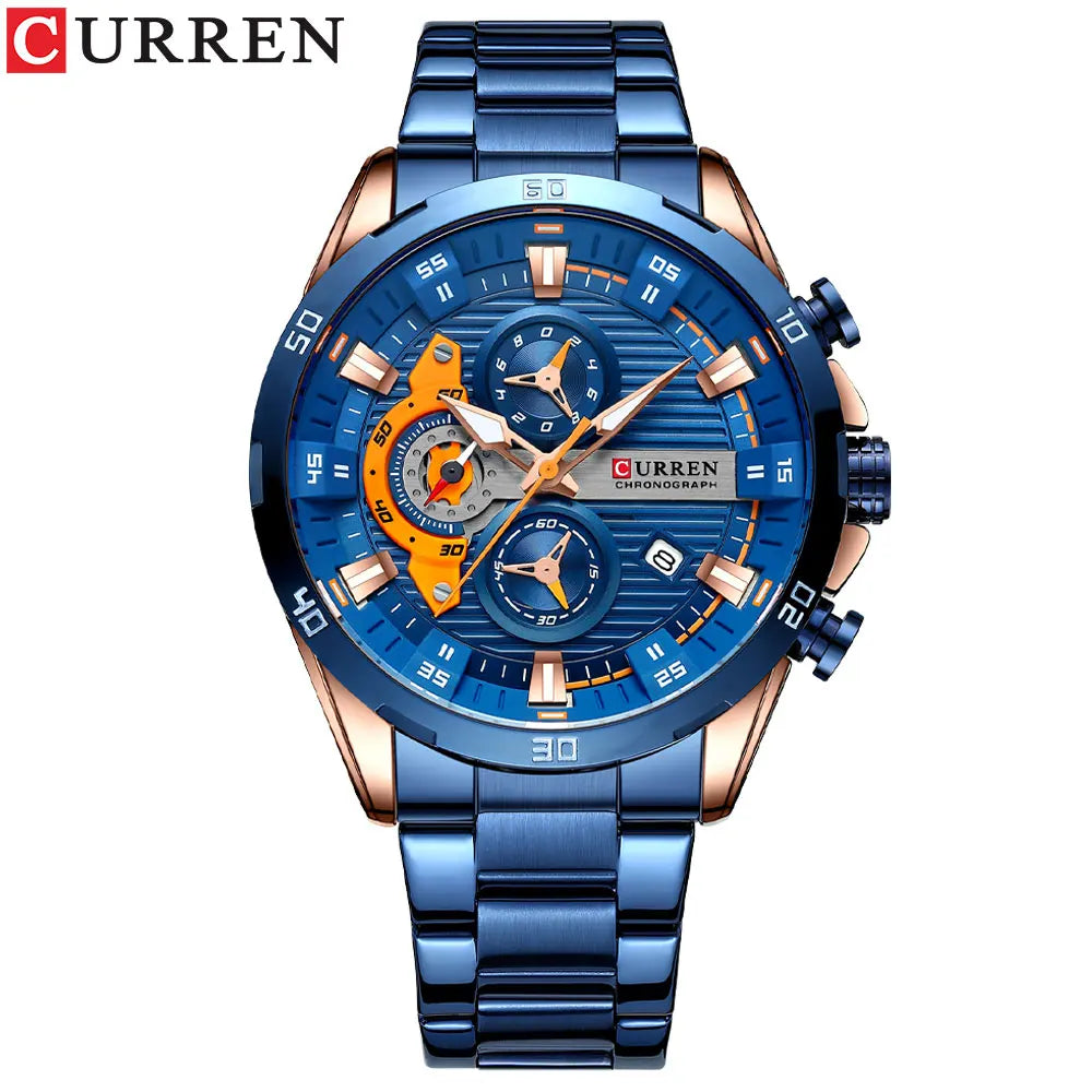 Men's Stainless Steel Chronograph Watch