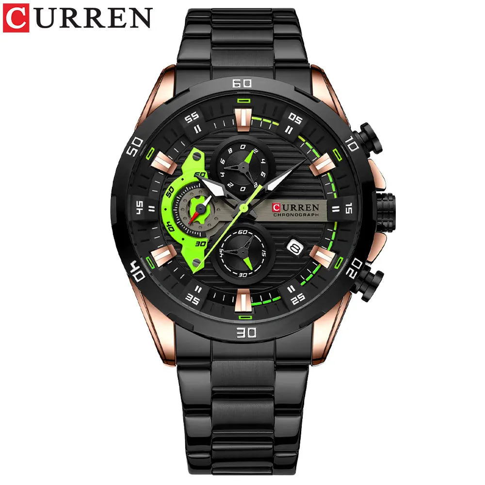 Men's Stainless Steel Chronograph Watch