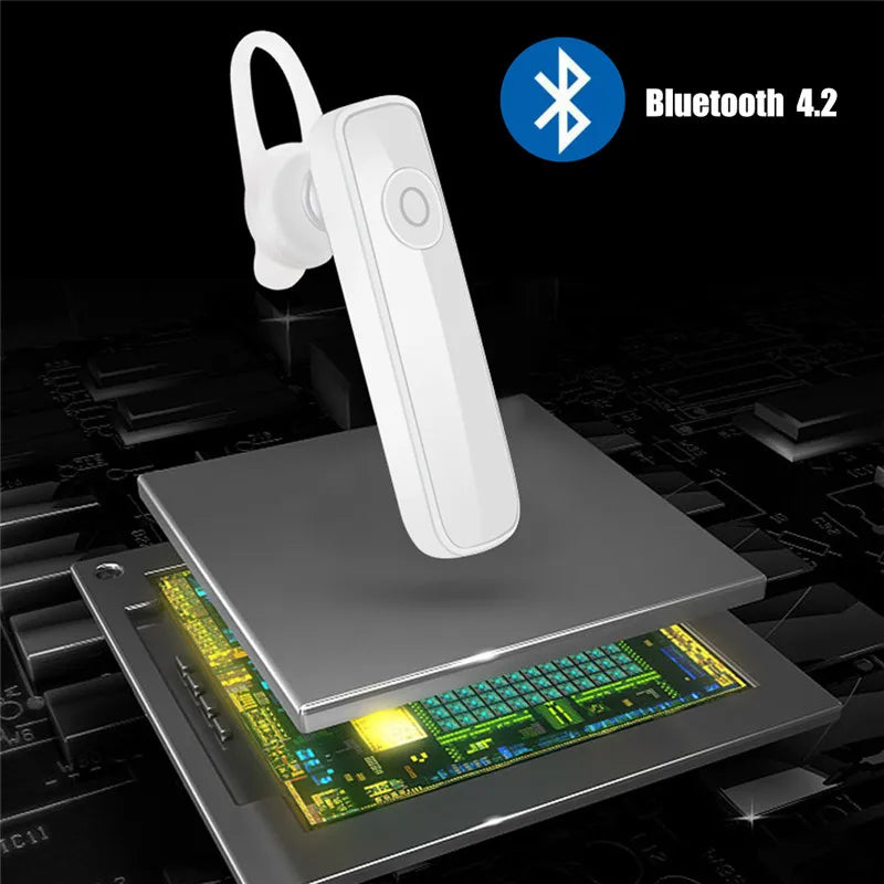 M165 Mini Bluetooth Headset Stereo Hands-Free Ear-Hook Wireless
