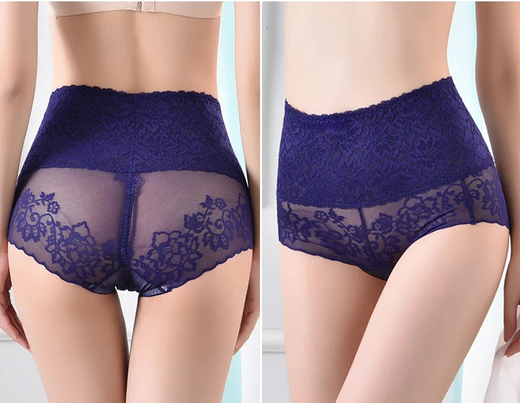 Women's High-Waist Lace Briefs