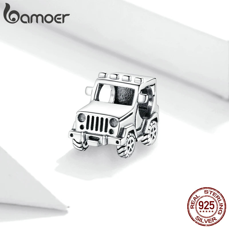 Bamoer Original 925 Sterling Silver Off-Road Vehicle Charms For Women