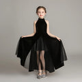 Evening Dresses For Girls 2021 Kids Princess Sleeveless Party Black