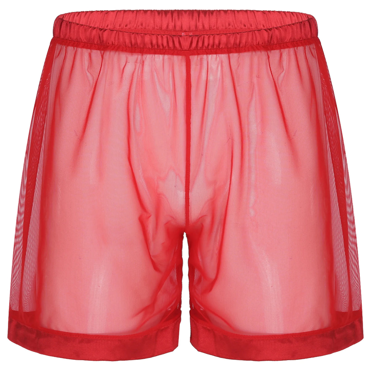 Sheer Mesh Loose Boxer Shorts