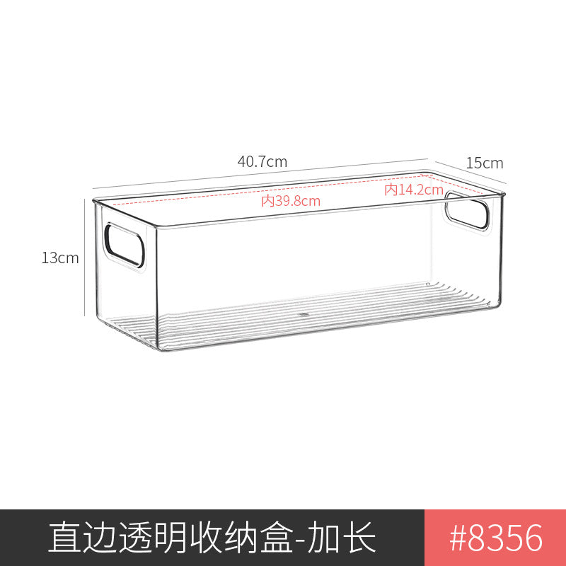 Refrigerator Storage Box Household Thickened Transparent Food Grade Fresh-keeping Box Beverage Multi-style Stackable Vegetable Freezer Box