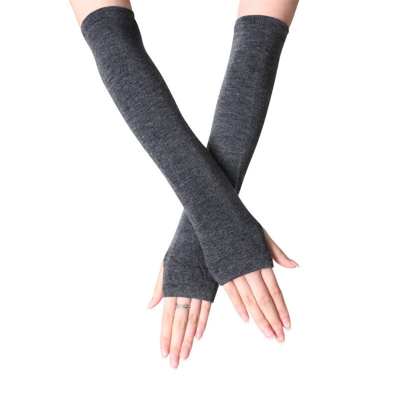 Direct selling/factory wholesale explosions Korean version of autumn and winter cute knitted finger/half finger wrist cover fashion wrist cover