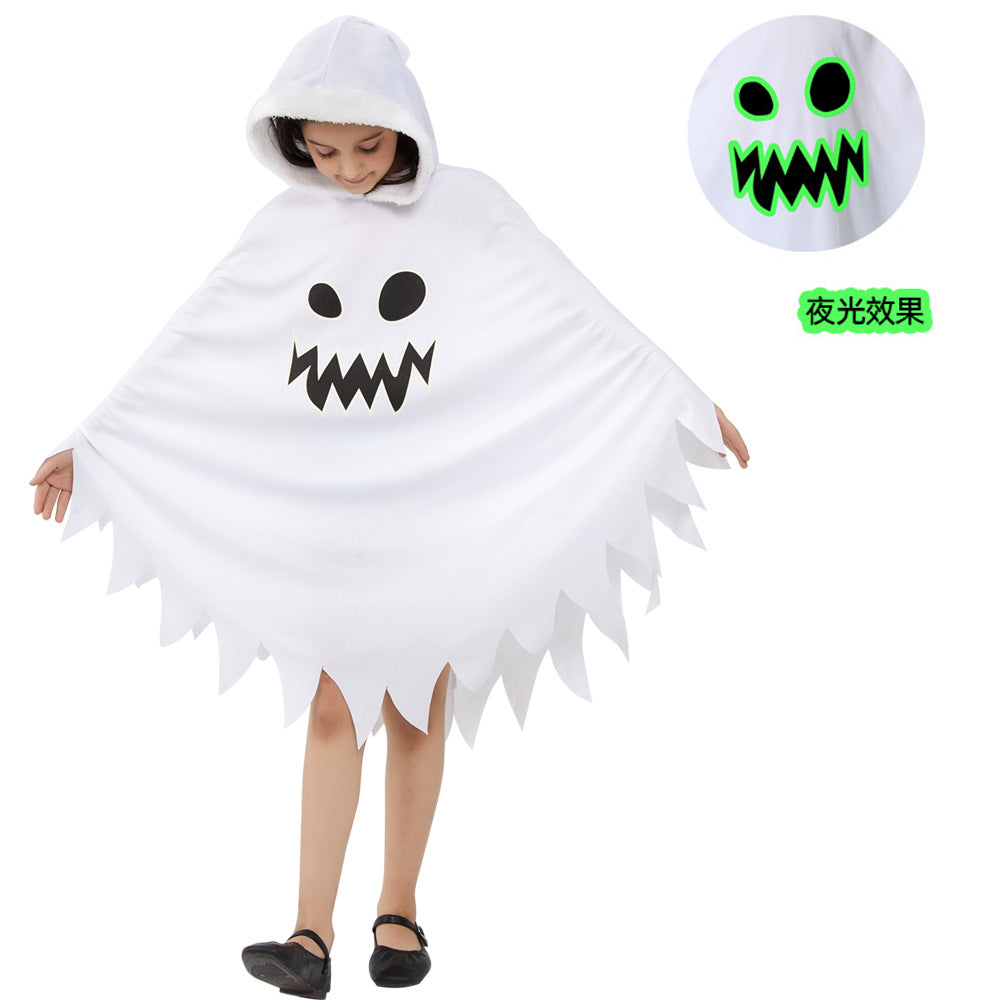 Kids' Luminous Ghost Cloak Halloween Costume