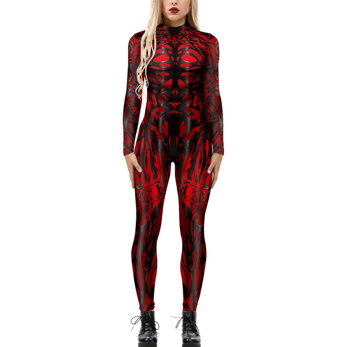 Halloween Long-Sleeve Costume Jumpsuit