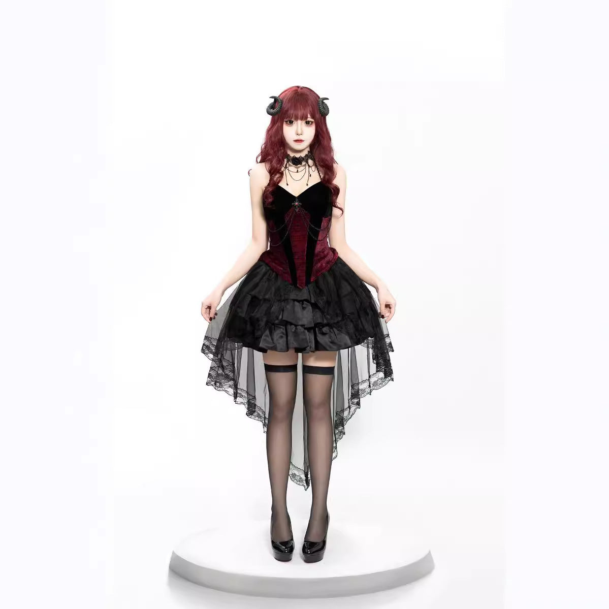 Women's Gothic Vampire Halloween Costume