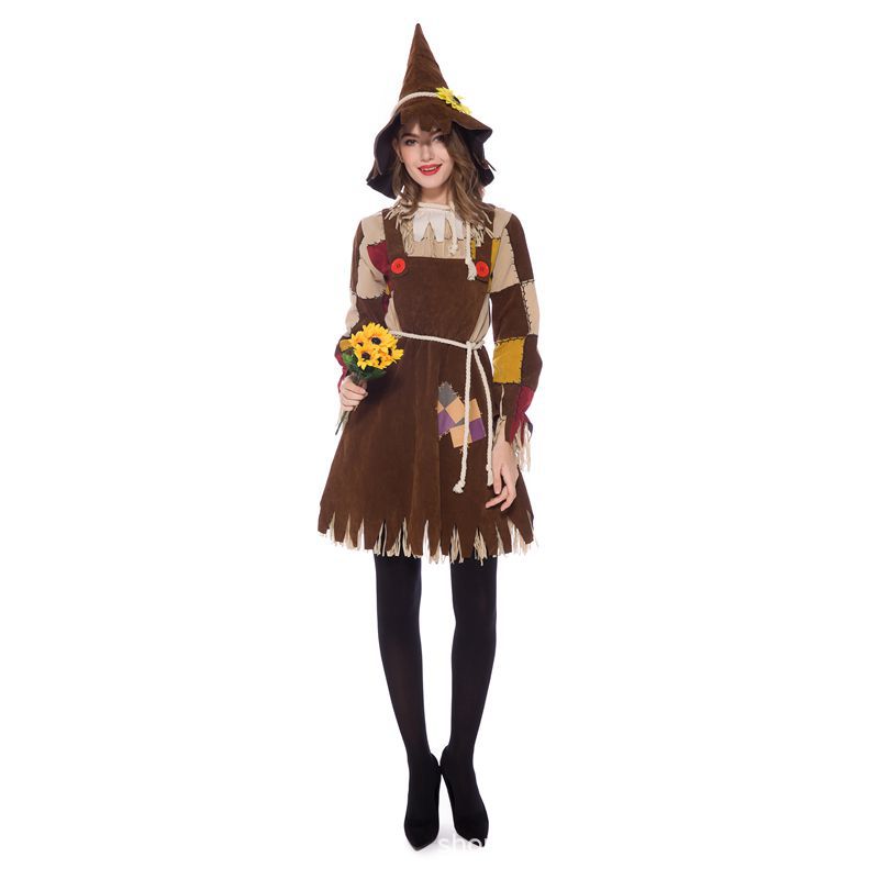 Scarecrow & Witch Halloween Costume