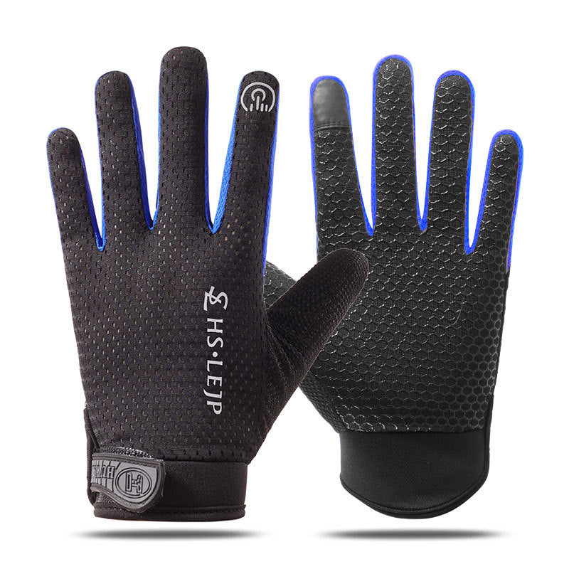 Cross-border Thin Half-finger Gloves Men's and Women's Riding Non-slip Quick-drying Sports Fitness Breathable Bicycle Gloves A01W