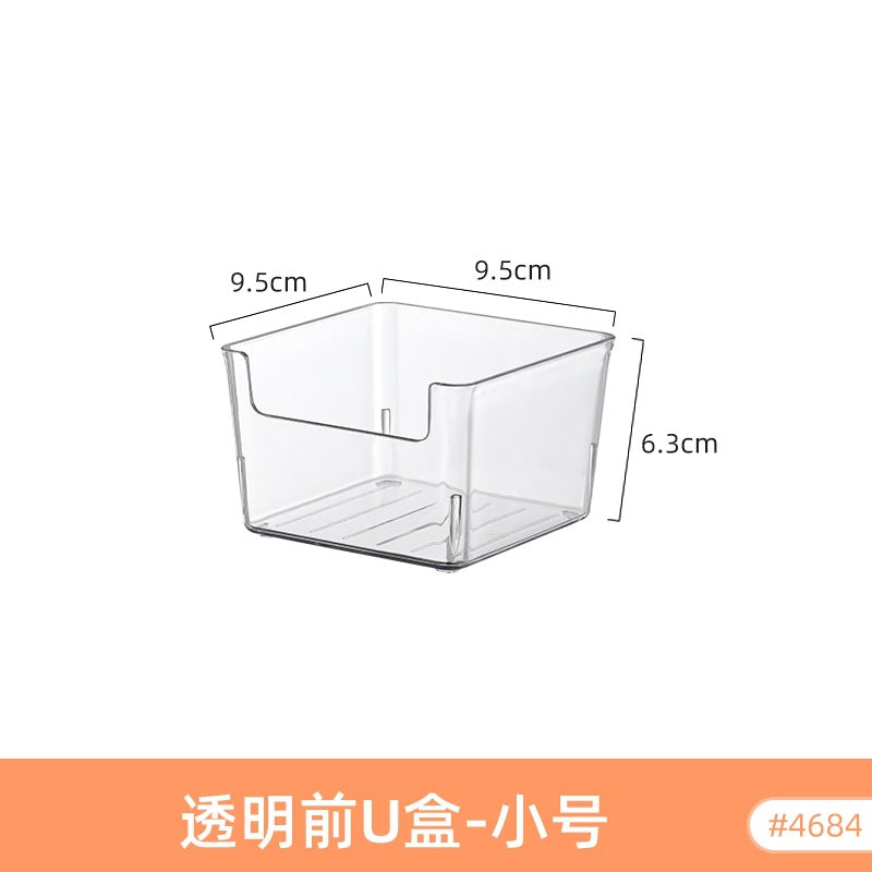 Refrigerator Storage Box Household Thickened Transparent Food Grade Fresh-keeping Box Beverage Multi-style Stackable Vegetable Freezer Box