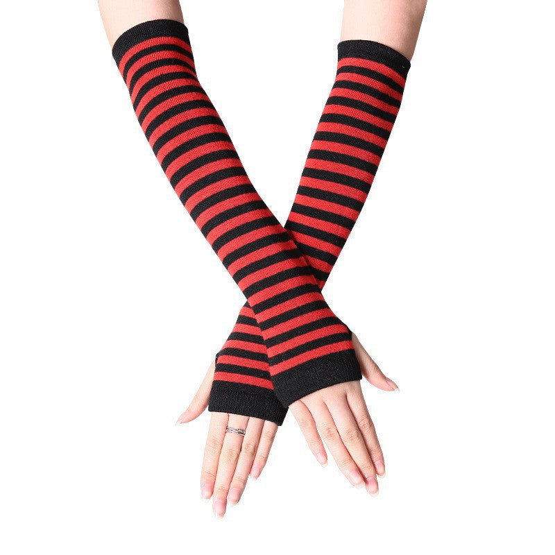 Direct selling/factory wholesale explosions Korean version of autumn and winter cute knitted finger/half finger wrist cover fashion wrist cover