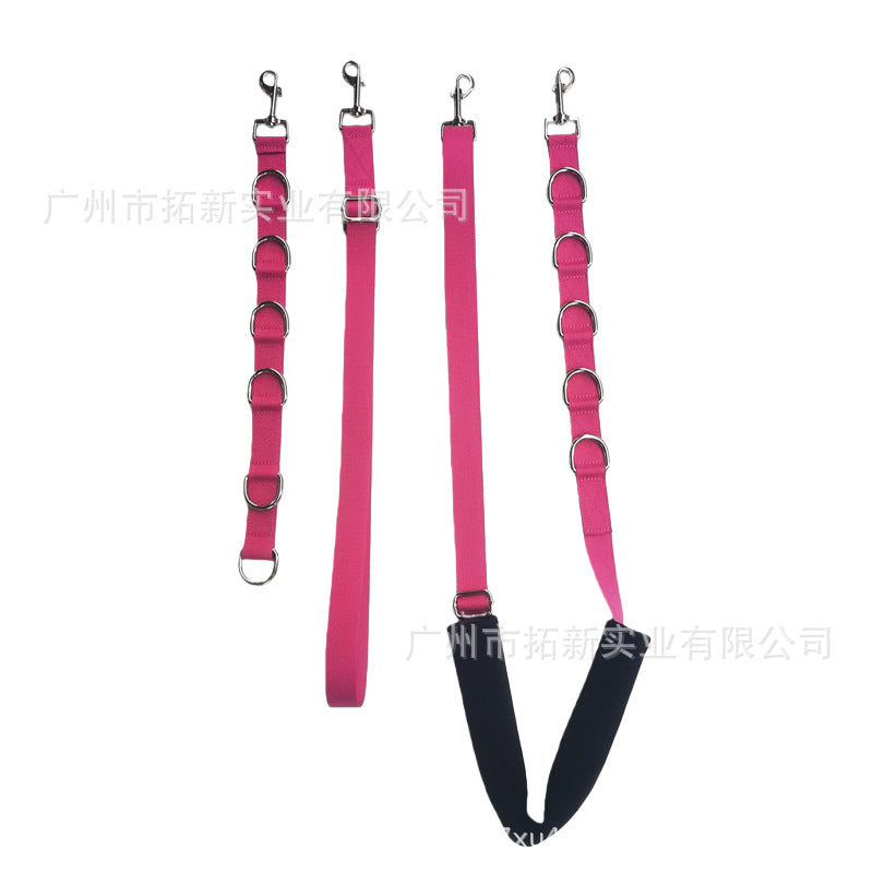 Pet Bath Bath with Washing, Cutting and Blow Auxiliary Belt Beauty Table Matching Tool Retractable Adjustable Dog Walking Rope