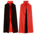 Halloween Cloak Children's Adult Makeup Costume Props Red and Black Face Collar Death Cloak Pirate Cloak