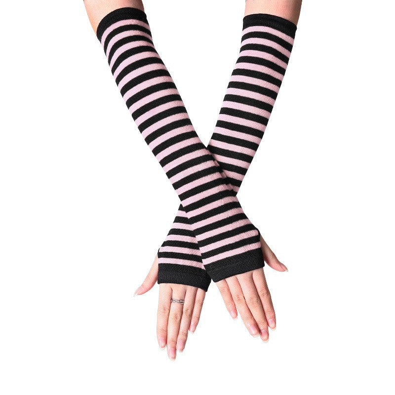Direct selling/factory wholesale explosions Korean version of autumn and winter cute knitted finger/half finger wrist cover fashion wrist cover