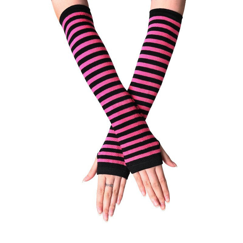Direct selling/factory wholesale explosions Korean version of autumn and winter cute knitted finger/half finger wrist cover fashion wrist cover