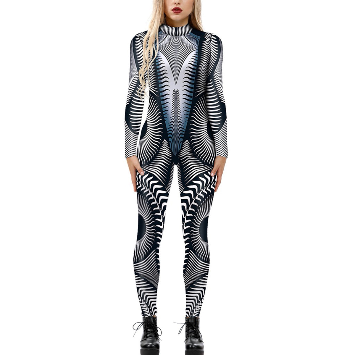 Halloween Long-Sleeve Costume Jumpsuit