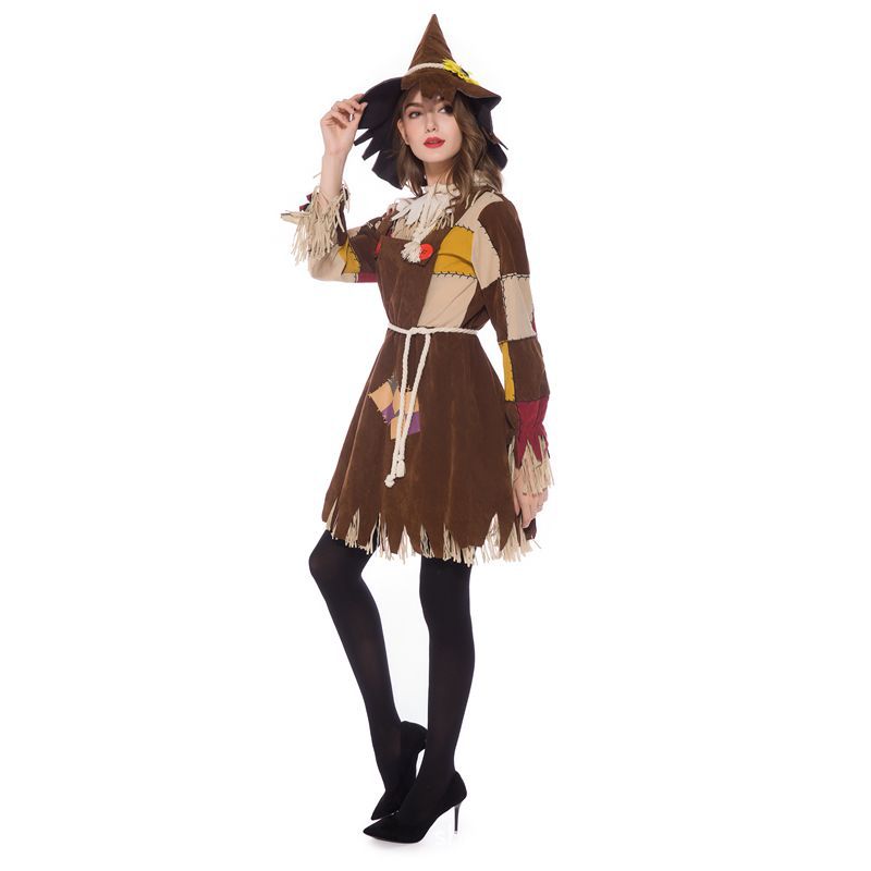 Scarecrow & Witch Halloween Costume