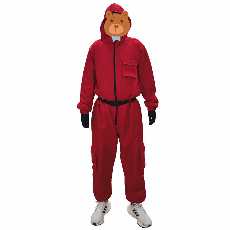 Halloween Performance Costume Paper Money House Dali Original Tooling Clothes cosplay Same Korean Costume Game
