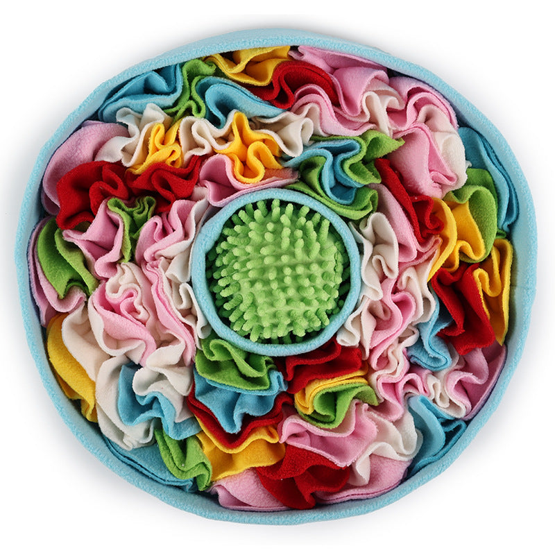 Cross-border pet sniffing mat cats and dogs puzzle decompression hidden food training with small toys four seasons play interactive