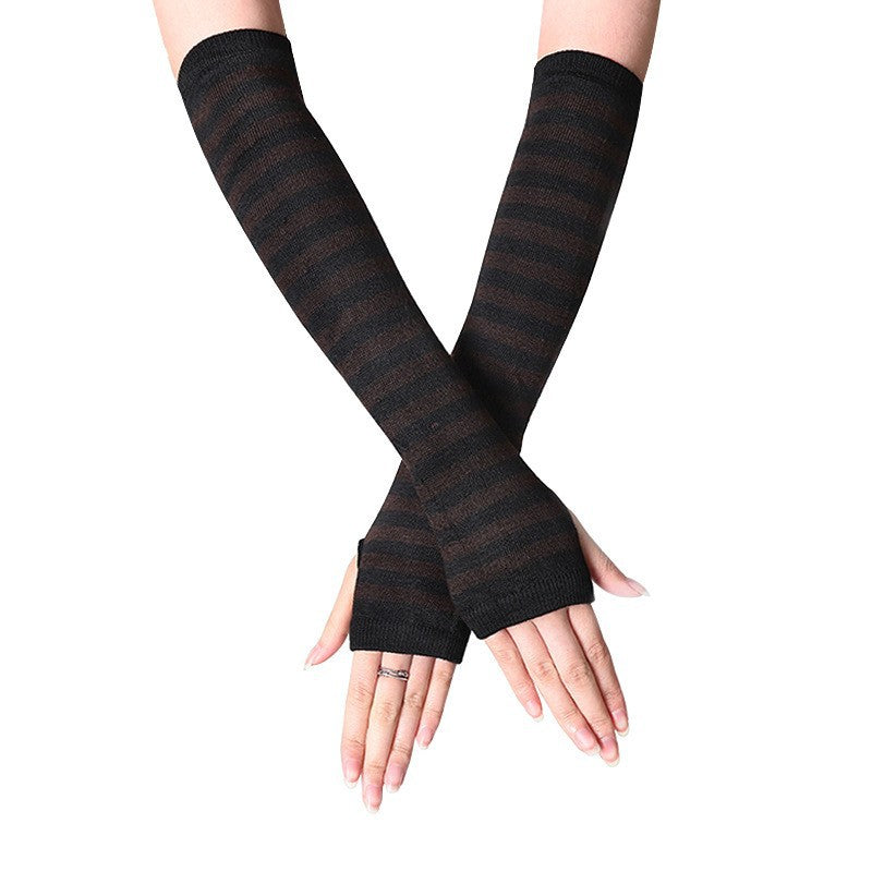 Direct selling/factory wholesale explosions Korean version of autumn and winter cute knitted finger/half finger wrist cover fashion wrist cover