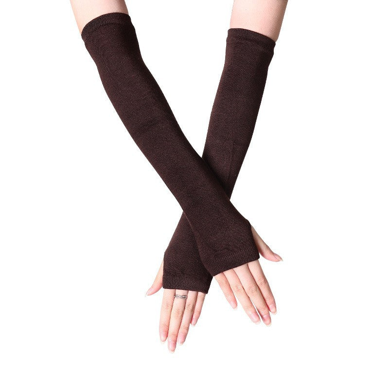 Direct selling/factory wholesale explosions Korean version of autumn and winter cute knitted finger/half finger wrist cover fashion wrist cover