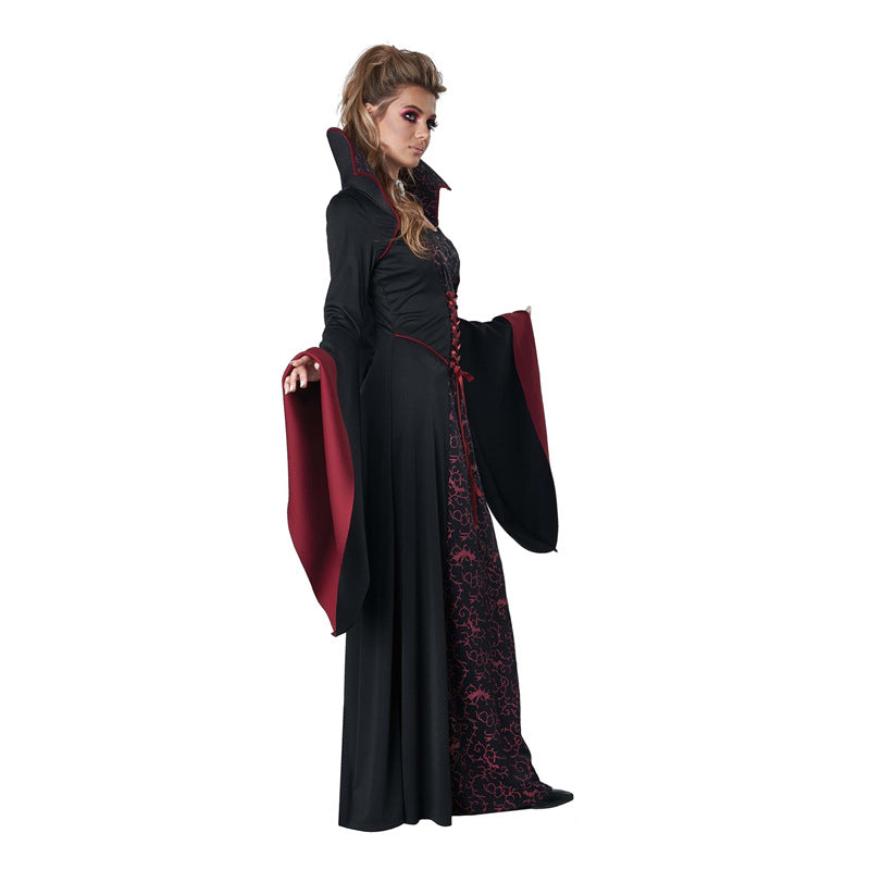 Halloween COS vampire queen masquerade stage party cosplay suit magic witch suit