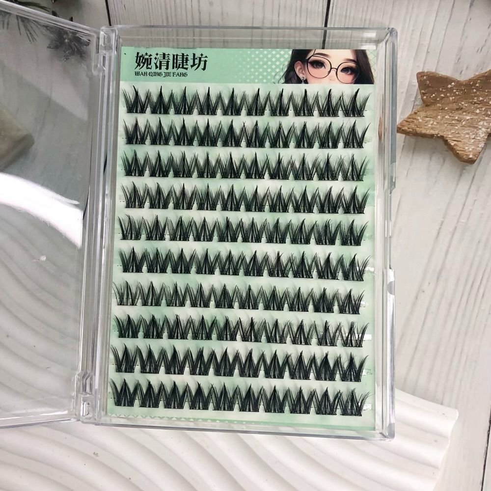Self-Adhesive Dog Eye Enlarger Cute Pet Eyelash Tray with Thin Stems, Glue-Free, Fashionable New Year Gift, Self-Applied
