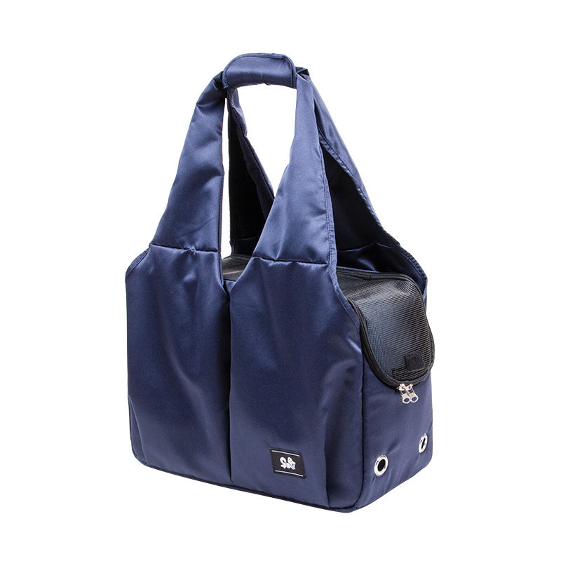 Cat Bag Outgoing Portable Pet Bag Large Capacity Breathable Cat Backpack with Dog One-Shoulder Handbag Soft