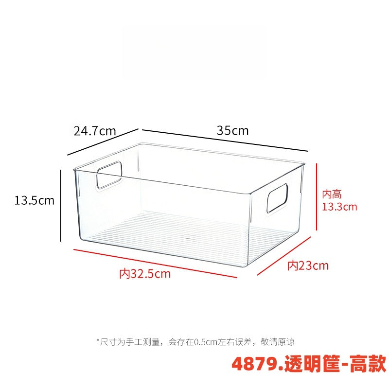Refrigerator Storage Box Household Thickened Transparent Food Grade Fresh-keeping Box Beverage Multi-style Stackable Vegetable Freezer Box