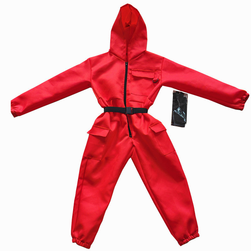 Halloween Performance Costume Paper Money House Dali Original Tooling Clothes cosplay Same Korean Costume Game