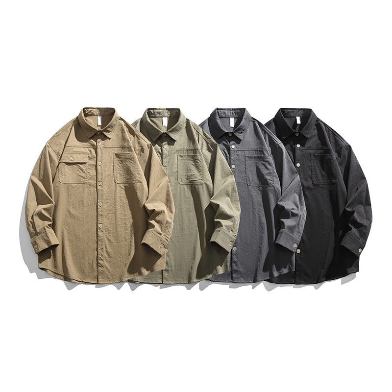 Autumn new shirt Xinjiang outdoor series work jacket jacket jacket casual handsome men's wholesale