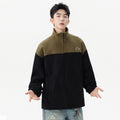 Men's Sweatshirt 2025 New Winter American Style Couple's Drop Shoulder Loose Jacket Autumn and Winter Fleece Zipper Cardigan