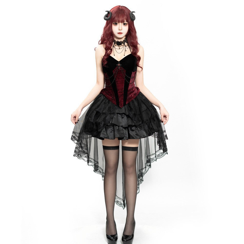 Women's Gothic Vampire Halloween Costume