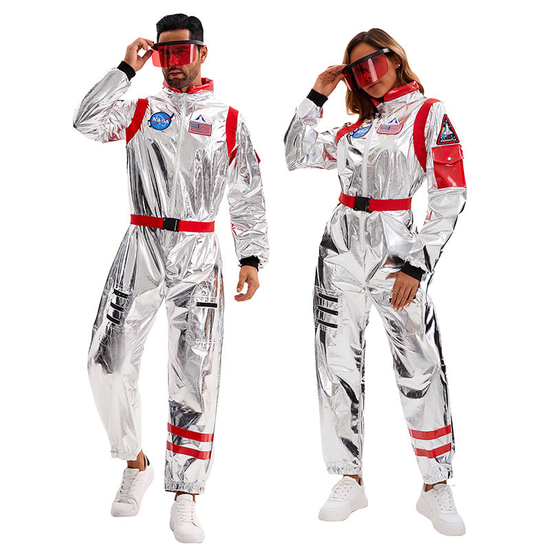 Halloween Performance Costumes for Men and Women, Wandering Earth Astronaut Clothes, Space Suits, Pilot Cos Astronaut Costumes