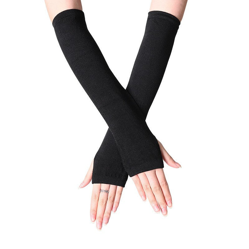 Direct selling/factory wholesale explosions Korean version of autumn and winter cute knitted finger/half finger wrist cover fashion wrist cover