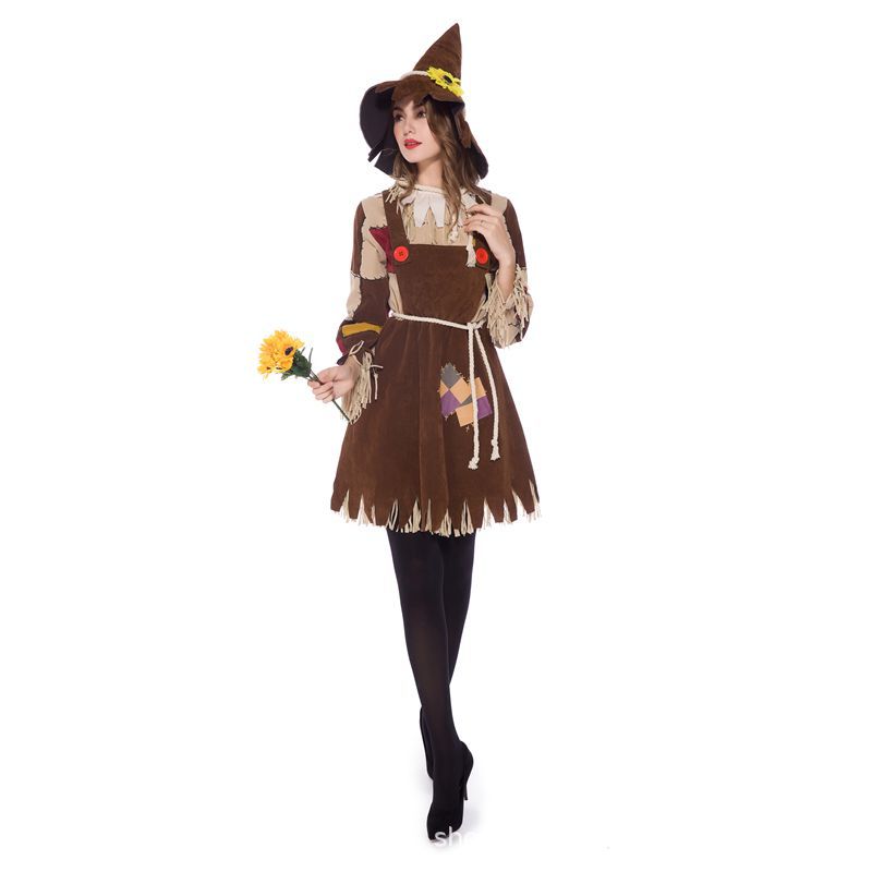 Scarecrow & Witch Halloween Costume