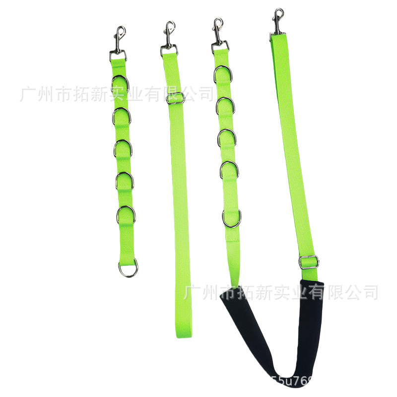 Pet Bath Bath with Washing, Cutting and Blow Auxiliary Belt Beauty Table Matching Tool Retractable Adjustable Dog Walking Rope