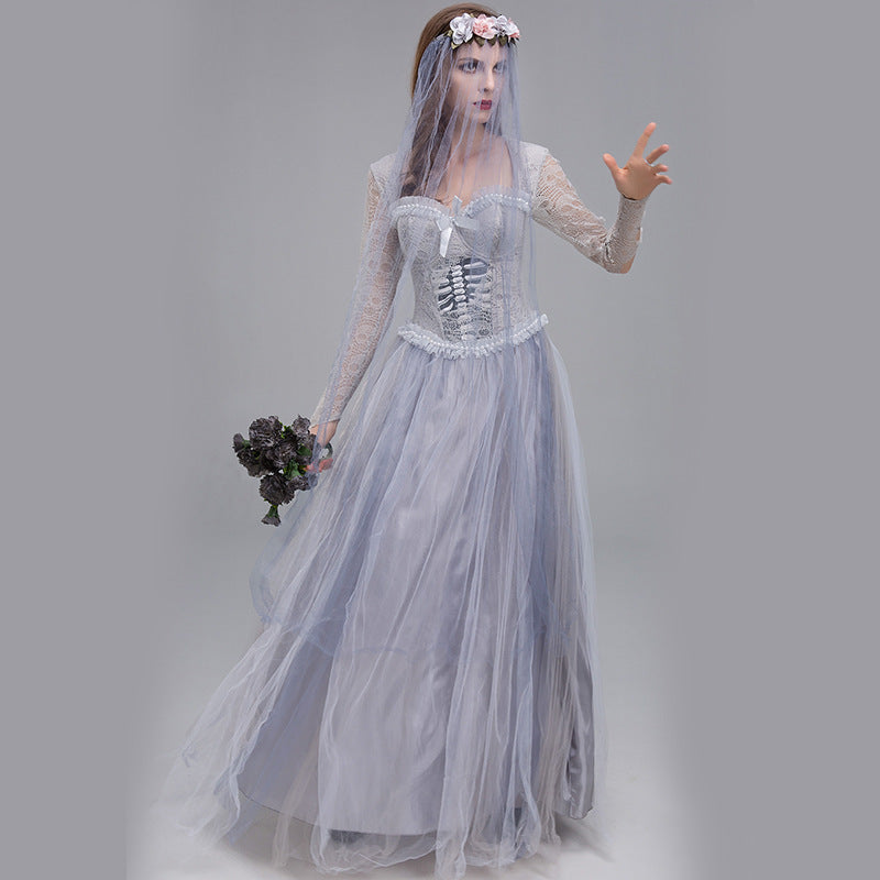 Skeleton Ghost Bride Halloween Costume