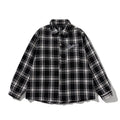 Cross-border New Plaid Cotton Jacket Men's High-end Spring and Autumn New Cotton Clothes Trendy Couple Thickened Shirt Jacket