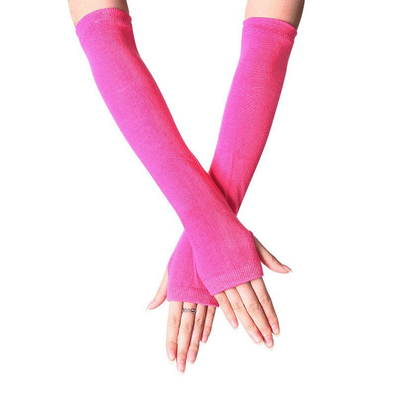 Direct selling/factory wholesale explosions Korean version of autumn and winter cute knitted finger/half finger wrist cover fashion wrist cover