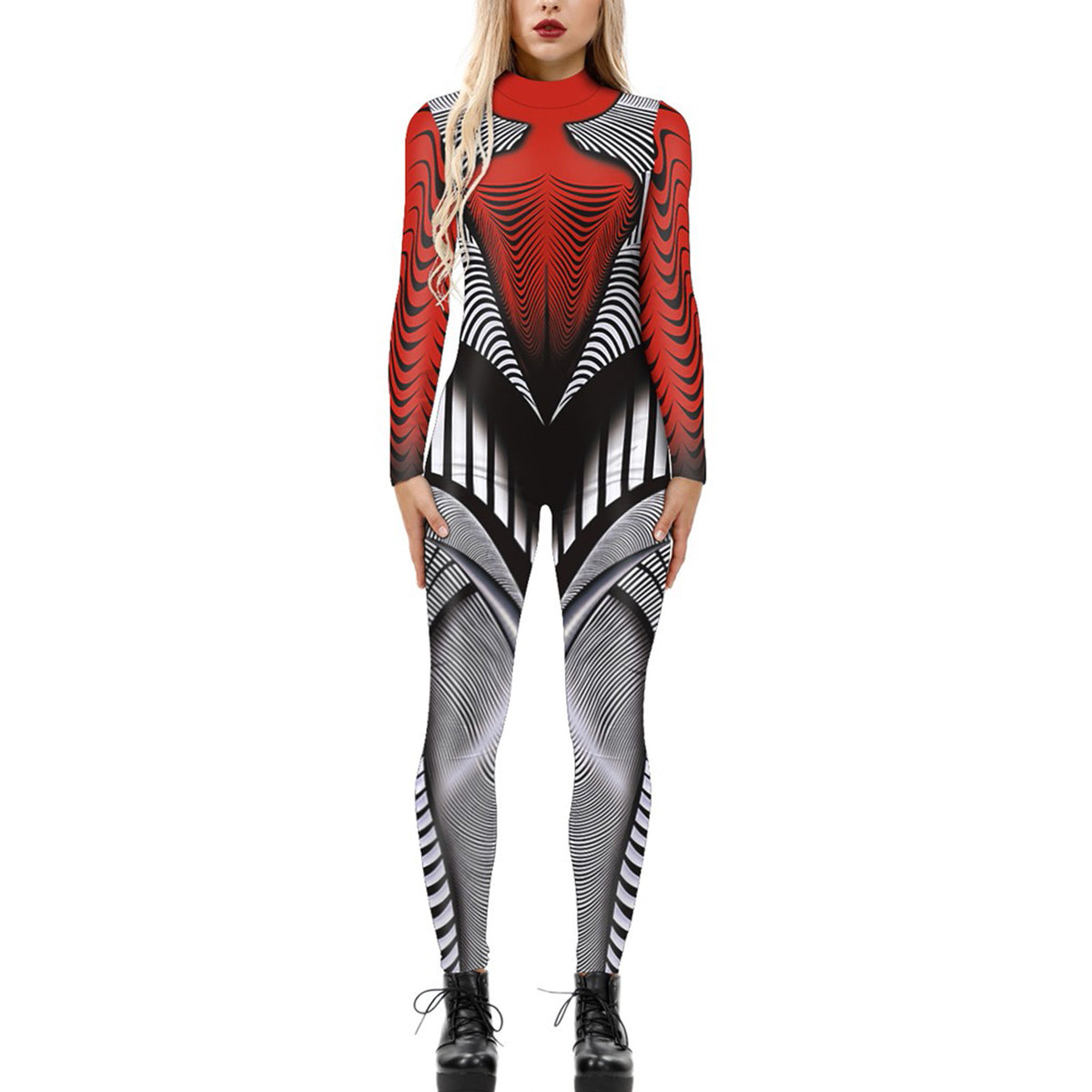 Halloween Long-Sleeve Costume Jumpsuit