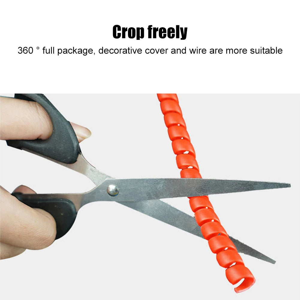 1.3m Winding Cable Wire Protector Cover Universal Line Organizer Pipe