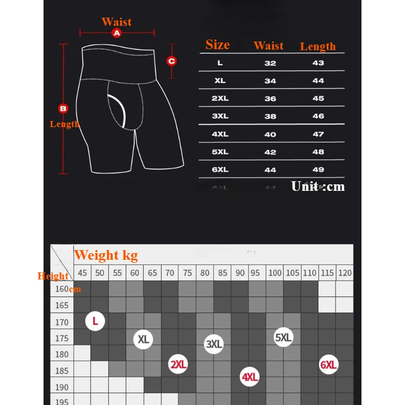 High-Waist Support Boxer Shorts