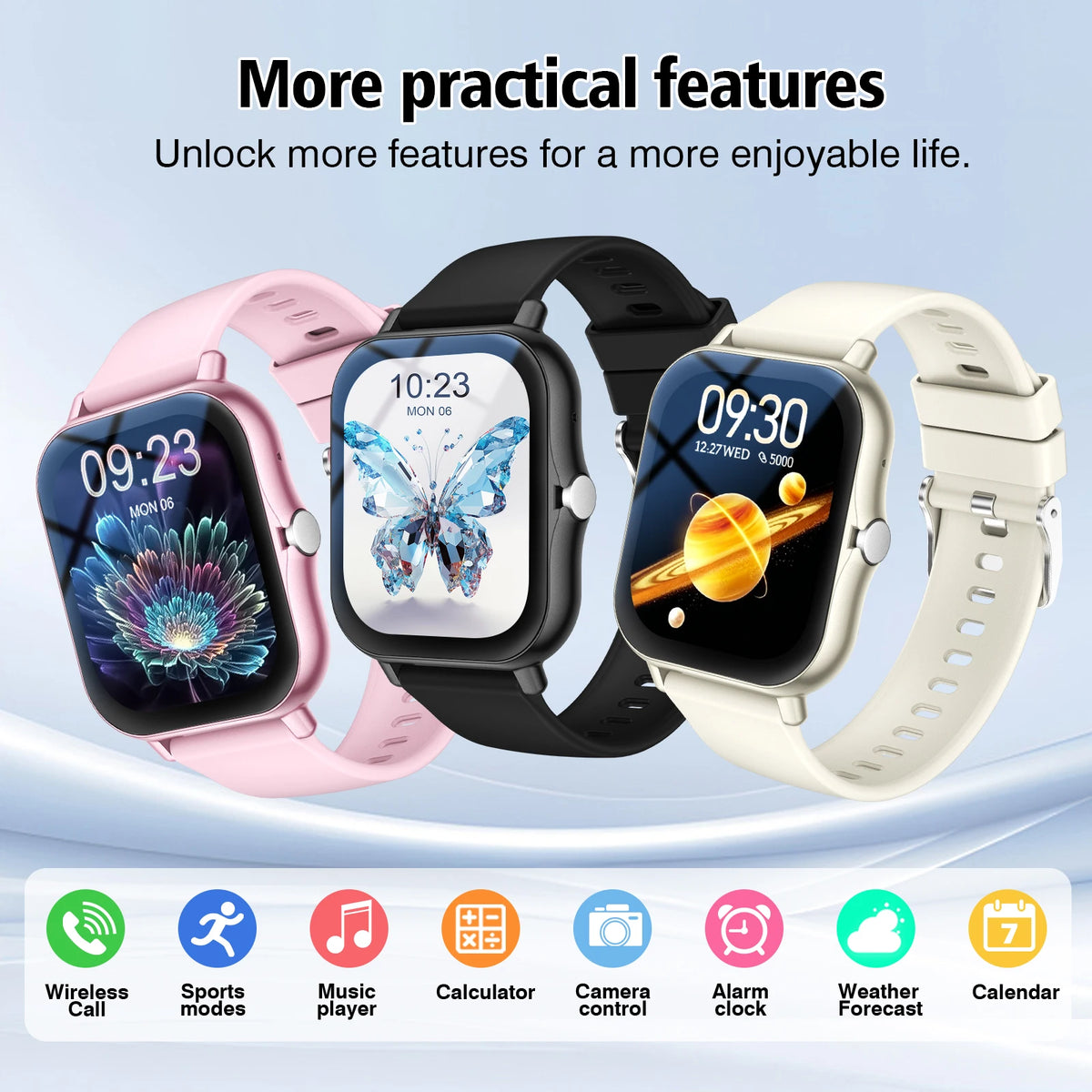 Bluetooth Calling Smart Watch with Sports Modes