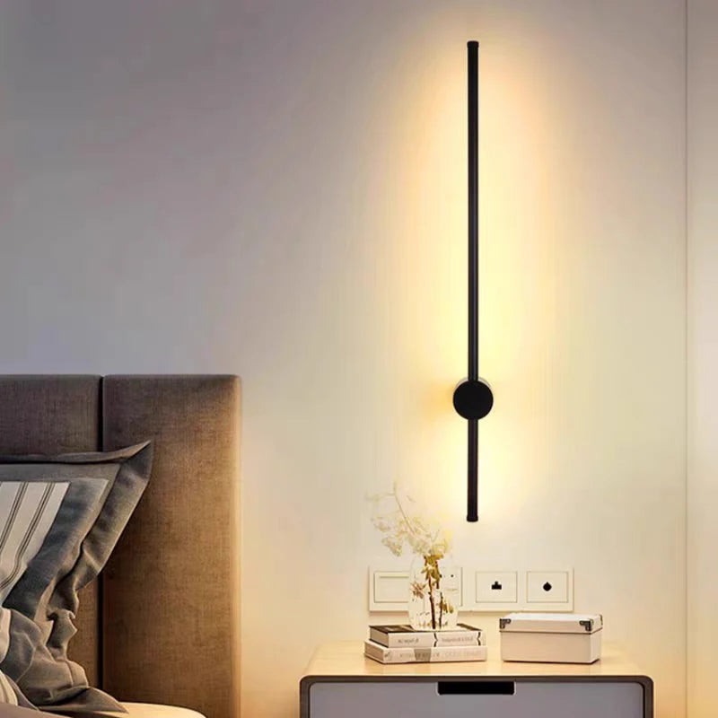 350° Rotatable LED Wall Lamps for TV Background Aluminum Hardwired LED Wall Lights Corridor Wall Sconce for Bedroom Living Room