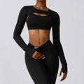 Women'S Sexy Tight Yoga Clothes Two-Piece Set with Chest Pad Sports