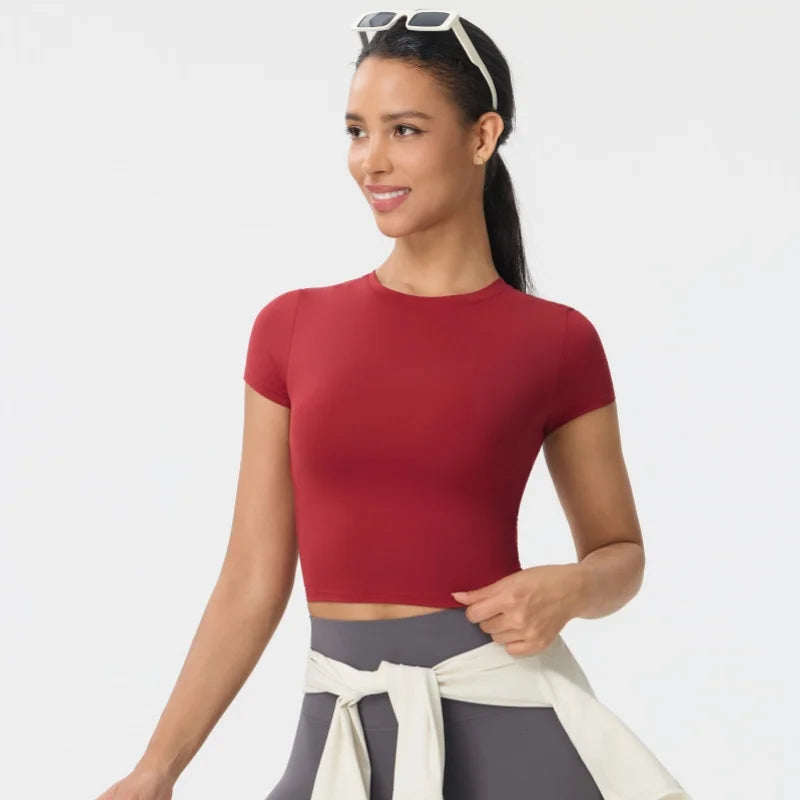 Women's Sleeveless Workout Crop Top