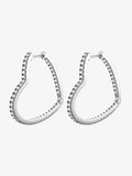 925 Sterling Silver Exquisite Zirconium Ear Buckle Earring For Women